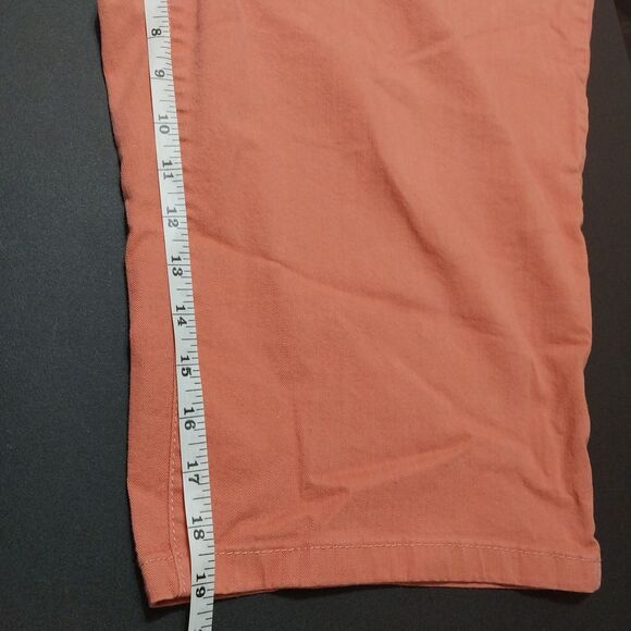 Bandolino shorts Womens 22W coral pink denim long below knee Stretchy Modesty - Picture 7 of 8